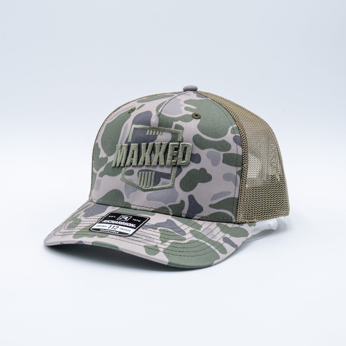 MAXXED Marsh Duck Camo Trucker Cap