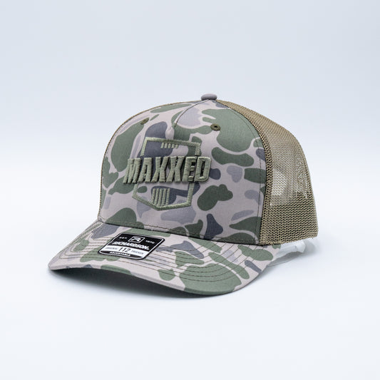 MAXXED Marsh Duck Camo Trucker Cap