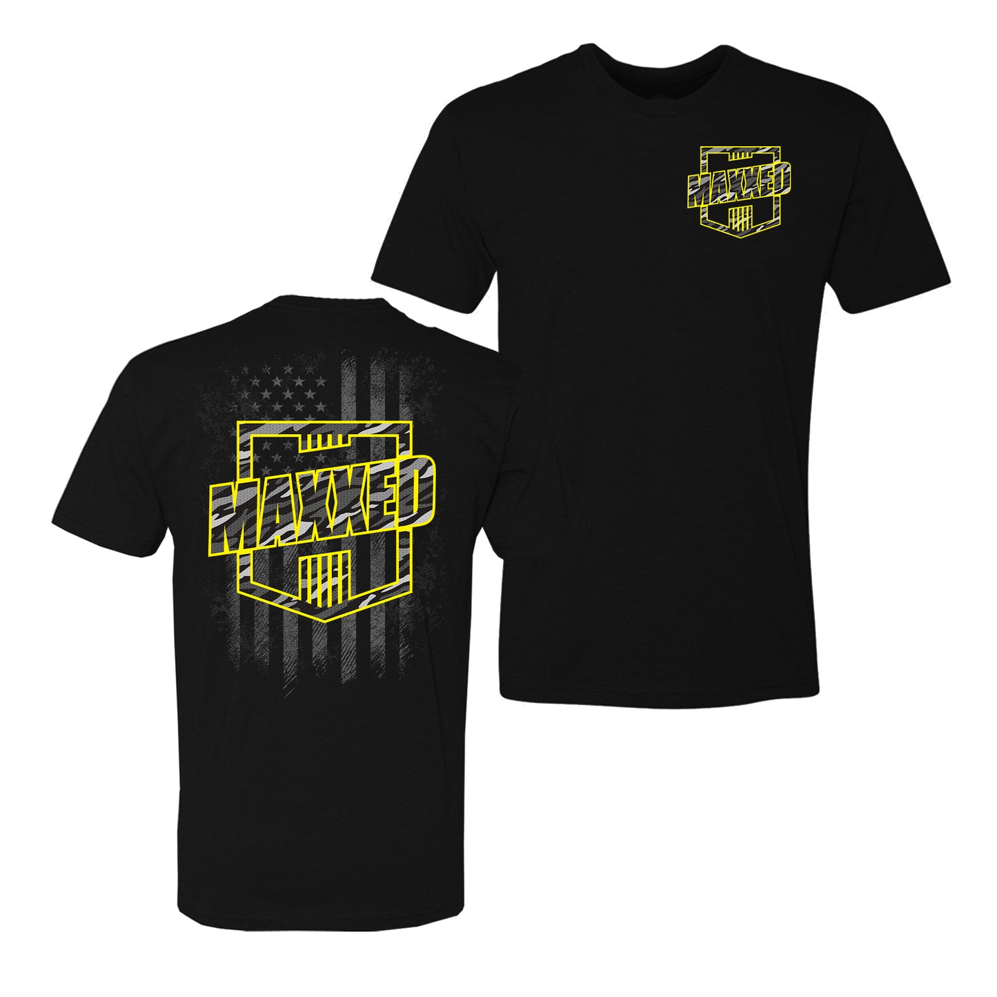 Maxxed Faded Flag Tee